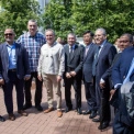 У Києві відкрили оновлену Бельгійську алею та презентували артоб’єкт «Український щит»