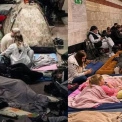 У Києві пропонують штрафувати за намети та матраци в метро під час тривог