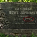 У Києві на могилі Нечуя-Левицького виявили помилку в даті смерті