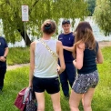 У Києві патрульні та рятувальники провели рейд на озерах: нагадали правила безпеки на воді