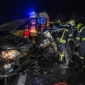 На Київщині після лобової ДТП рятувальники деблокували водія з понівеченої автівки