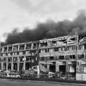 У Києві через російський обстріл згорів склад «Книголава» з 250 тисячами книжок
