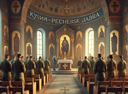 У Нижній лаврі відкрили перший військовий храм: церква Живоносне Джерело