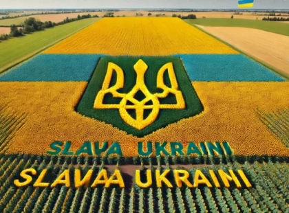 Герб України на 6 гектарів: як аграрії створили соняшниковий рекорд!