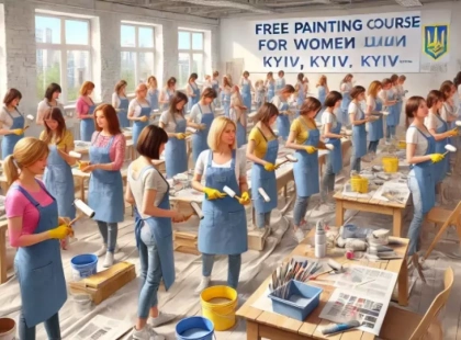Безкоштовні курси малярів для жінок у Києві: як зареєструватися?