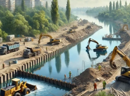 Озеро Синє у Києві відновлюють: як проходять роботи?