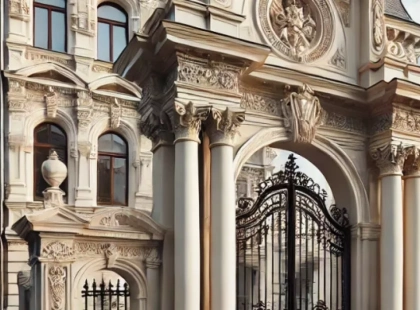 У Києві відреставрували історичну браму садиби Терещенка: як вона виглядає