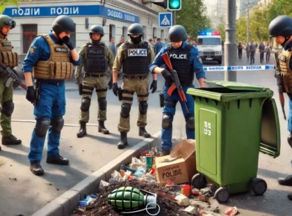 Киянин знайшов гранату біля сміттєвого бака : подробиці