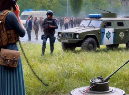 Жінка знайшла протитанкову міну під час прогулянки в Києві