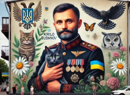 Як мурал із зображенням Кирила Буданова став новим символом Києва