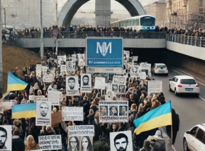 Зворушливі історії родичів: у Києві пройшла акція на підтримку полонених