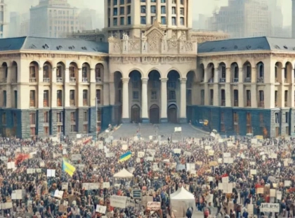Інвестори «Київміськбуду» виходять на новий мітинг біля КМДА