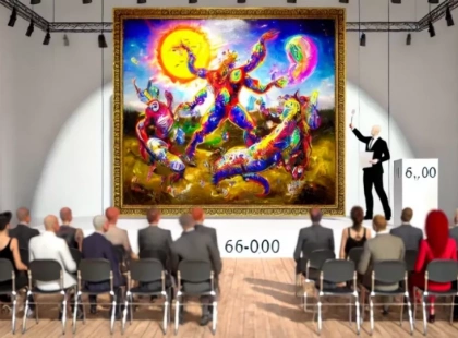 Картину київського художника продали за 20 тисяч євро на аукціоні Christie's