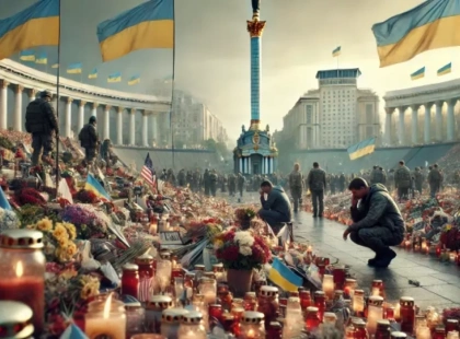 Скандал на Майдані: чоловік обурив киян знущанням над пам’яттю героїв