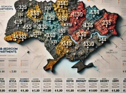 Де орендувати однокімнатну квартиру в Києві: порівняння цін по районах