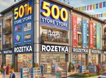 Rozetka відкрила 500-й магазин в Україні: нові можливості для покупців