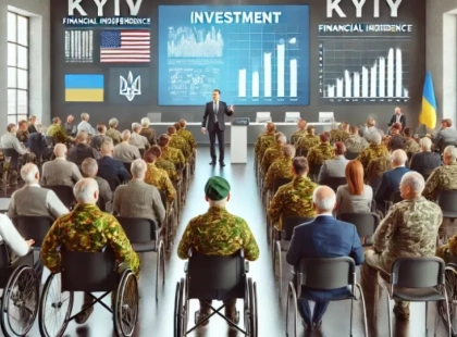 Безкоштовна лекція про інвестиції для ветеранів у Києві: як взяти участь?