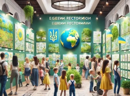 Виставка «Зелене відновлення України»: дитячий погляд на майбутнє
