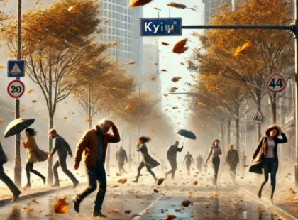 Сильний вітер у Києві: як убезпечити себе та близьких