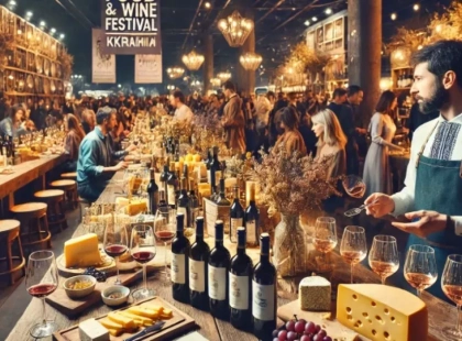 Фестиваль сиру та вина у Києві: не пропусти Kyiv Food and Wine Festival!