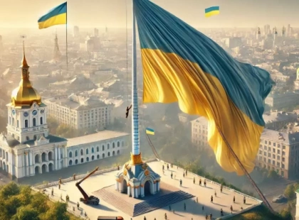 Найбільший прапор України у Києві знімуть для ремонту!