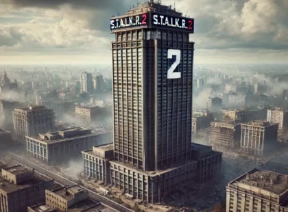 На київському хмарочосі з’явився загадковий напис S.T.A.L.K.E.R.