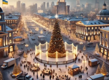 Чи встановлять новорічну ялинку в Києві у 2024 році: рішення за військовими