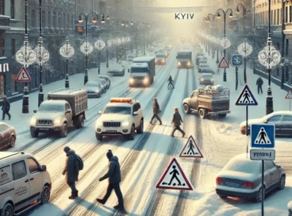 Ожеледиця в Києві: що очікувати та як убезпечити себе на дорогах
