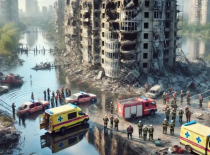 Наслідки атаки РФ на Київ: двоє постраждалих, пошкоджена інфраструктура