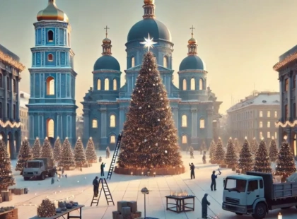 Головна ялинка України 2024: відкриття на Софійській площі