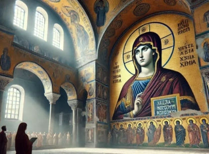 Історична подія у Софії Київській: нова мозаїка Анни Порфірородної