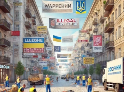 На Оболоні демонтували 75 незаконних вивісок: місто стає чистішим