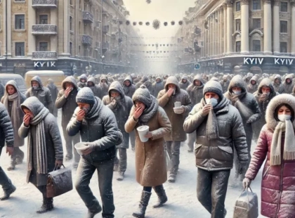 Епідемія в Києві: понад 10 тис. випадків грипу та ГРВІ за тиждень