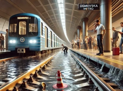 На станції метро «Деміївська» знову тече вода: що відбувається?