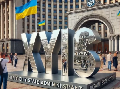 Оновлення інсталяції "KYIV": символ дружби з містами-побратимами