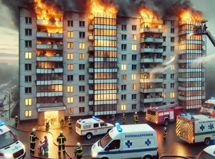 Пожежа в Шевченківському районі Києва: евакуація та постраждалі
