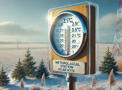 Перший температурний рекорд 2025 року на Київщині