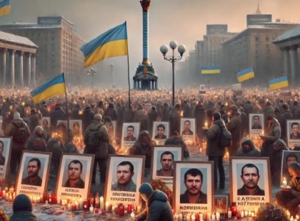 “1000 днів полону”: Акція на підтримку захисників Маріуполя на Майдані Незалежності