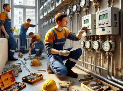 Київтеплоенерго перевиконало план з ремонту та встановлення лічильників тепла