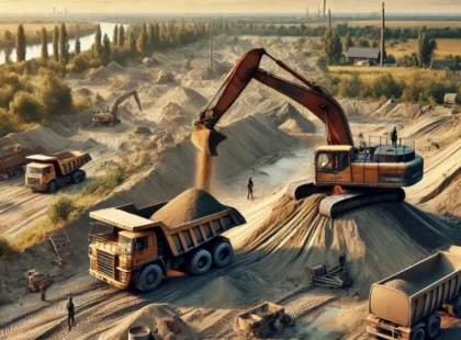 Незаконний видобуток піску на Київщині: збитки 900 тис. грн та підозра