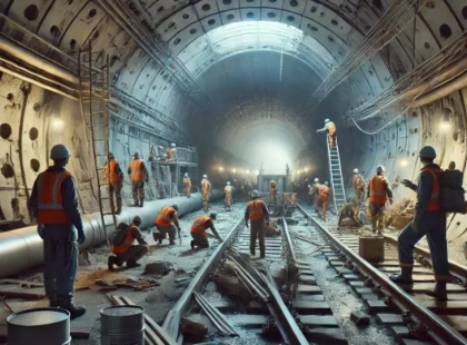 Капітальний ремонт тунелю між станціями метро “Лук’янівська” та “Золоті ворота”