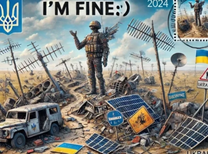 Укрпошта презентувала марку "I'm Fine:)" – символ надії після війни