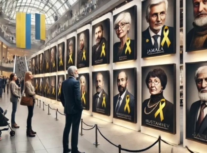 Виставка «Жовта стрічка»: Герої Криму в Києві