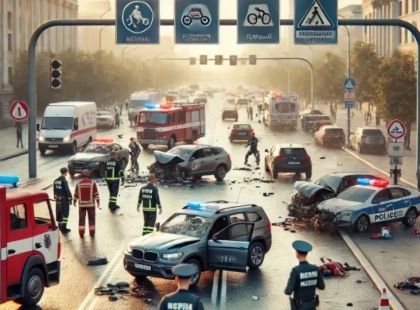 2038 ДТП на Київщині у 2024 році: статистика та основні причини аварій
