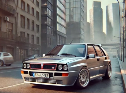 Рідкісне італійське авто Lancia Delta HPE побачили в Києві