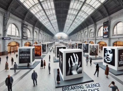 "Зламай тишу": Нова виставка в Києві закликає говорити про те, про що мовчать всі