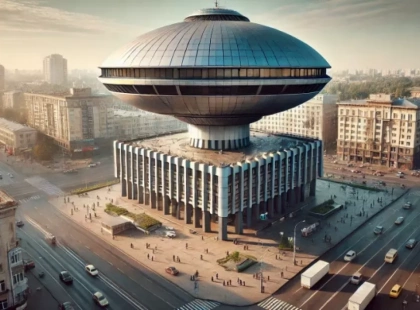 "Літаюча тарілка" в Києві: чому ця будівля справжнє архітектурне диво