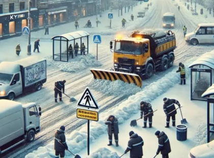 Київ в сніговій пастці: як борються з ожеледицею та заторами