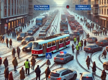 Затримка трамваїв на Лівому березі Києва: що потрібно знати