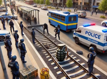 У Києві на зупинці знайшли предмет, схожий на гранату: подробиці події